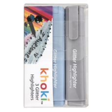 Glitter Highlighter - Set of 3, assorted
